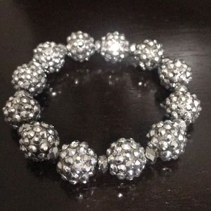 Silver stretch bracelet